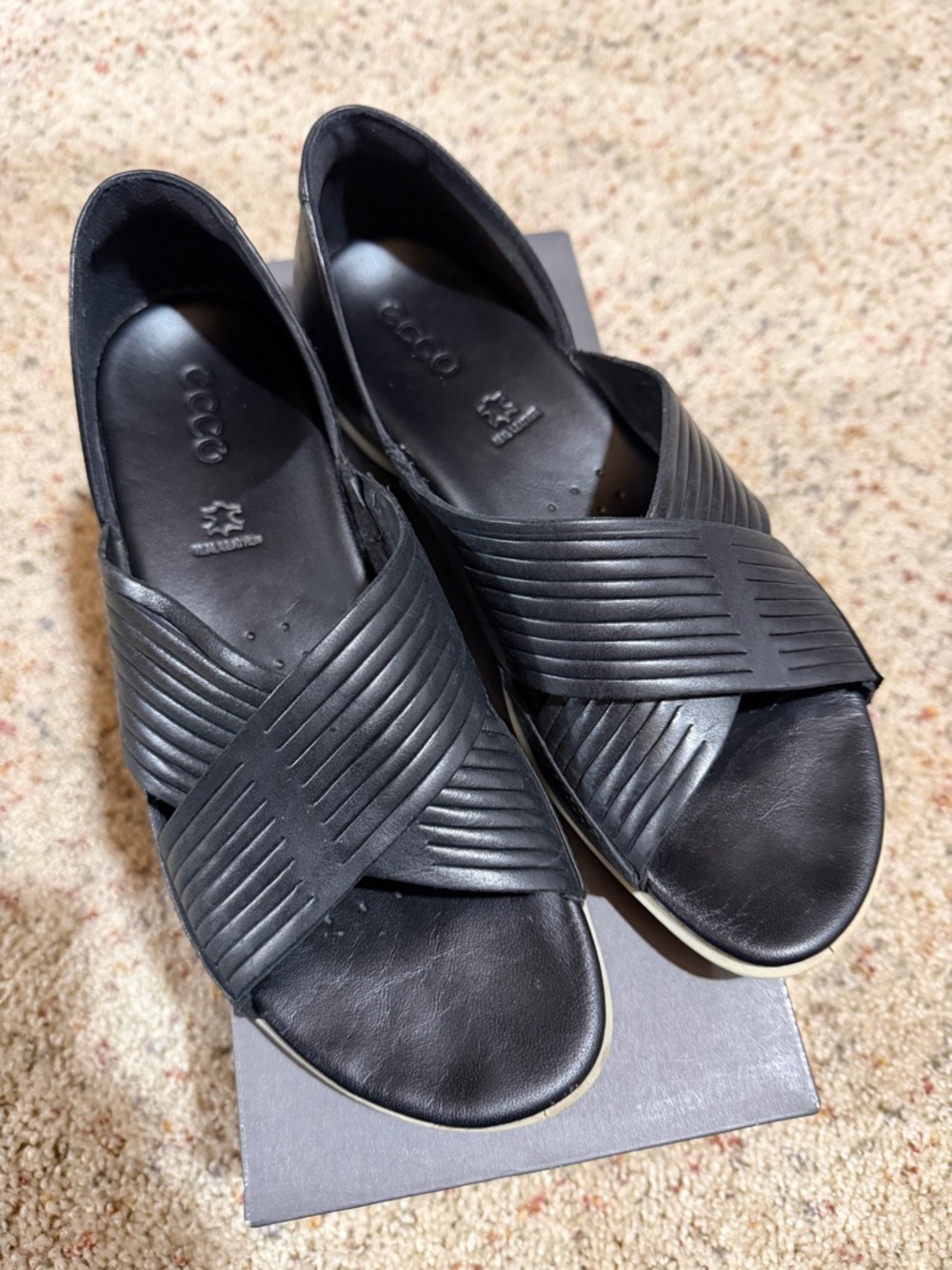 Ecco Leather Sandals